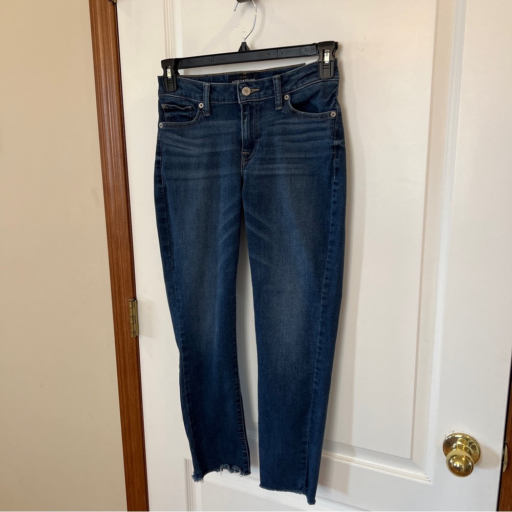 Lucky Brand Ladies 4/27 “Lolita Ankle Skinny” Medium Wash Jeans